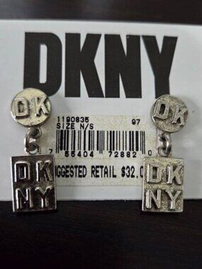 Vintage DKNY Logo Drop Earrings – Nordstrom Deadstock